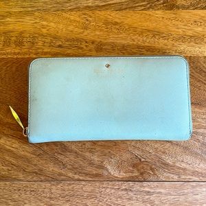 Light blue kate spade wallet